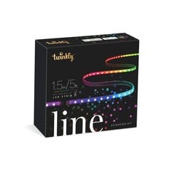 Гирлянда TWINKLY Line 90 Extension Kit (TWL100ADP-B) Smart LED strip 90 LED RGB 1,5 м цена и информация | Гирлянды | pigu.lt