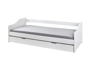 Кровать двухъярусная Leonie, белая цена и информация | Детские кровати | pigu.lt