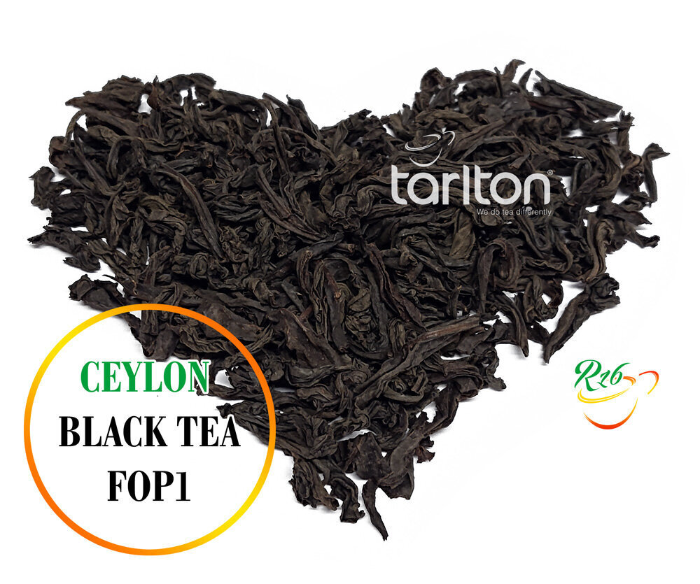 Ceilono juoda birių didelių lapų arbata FOP1 FRIENDLY TOUCAN elegantiškame metaliniame butelyje, Pure Ceylona Black tea FOP1, Tarlton, 150 g kaina ir informacija | Arbata | pigu.lt