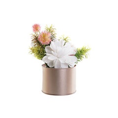 Dirbtinių gėlių kompozicija, 21 cm kaina ir informacija | Dirbtinės gėlės | pigu.lt