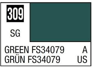 Dažai Mr.Hobby - Mr.Color serijos nitro dažai C-309 Green FS34079, 10ml kaina ir informacija | Piešimo, tapybos, lipdymo reikmenys | pigu.lt