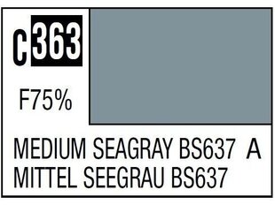 Dažai Mr.Hobby - Mr.Color serijos nitro dažai C-363 Medium Seagray BS637, 10ml kaina ir informacija | Piešimo, tapybos, lipdymo reikmenys | pigu.lt