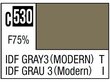 Dažai Mr.Hobby - Mr.Color serijos nitro dažai C-530 IDF pilka 3 (Modern), 10ml kaina ir informacija | Piešimo, tapybos, lipdymo reikmenys | pigu.lt