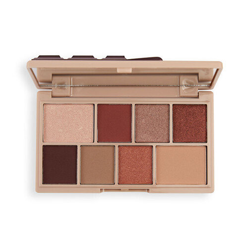 Akių šešėlių paletė Makeup Revolution Hazelnut Cream Mini Chocolate Mini Eyeshadow Palette, 10.2 g цена и информация | Akių šešėliai, pieštukai, blakstienų tušai, serumai | pigu.lt