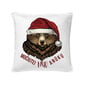 Dekoratyvinė medvilninė pagalvėlė Kalėdos Jau Čia, 50 cm kaina ir informacija | Originalios pagalvės, užvalkalai | pigu.lt