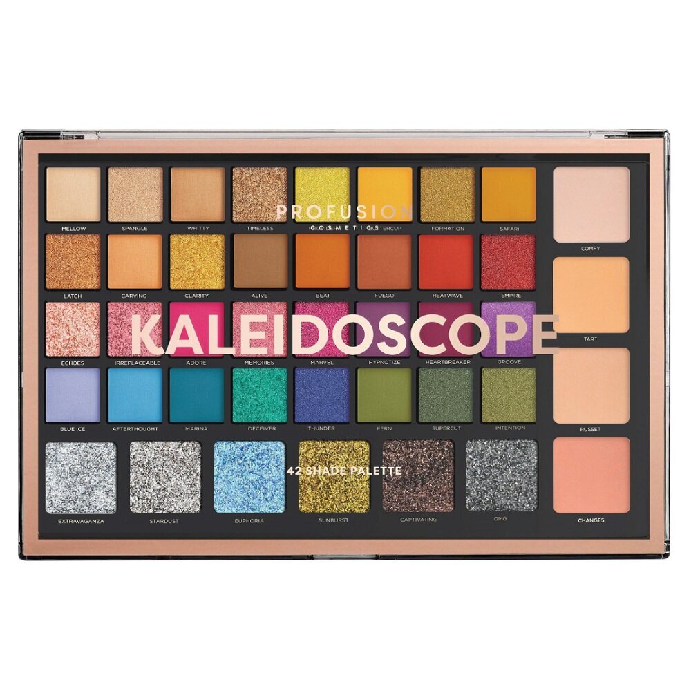 Akių šešėlių paletė ProFusion Kaleidoscope Eyeshadow Palette цена и информация | Akių šešėliai, pieštukai, blakstienų tušai, serumai | pigu.lt