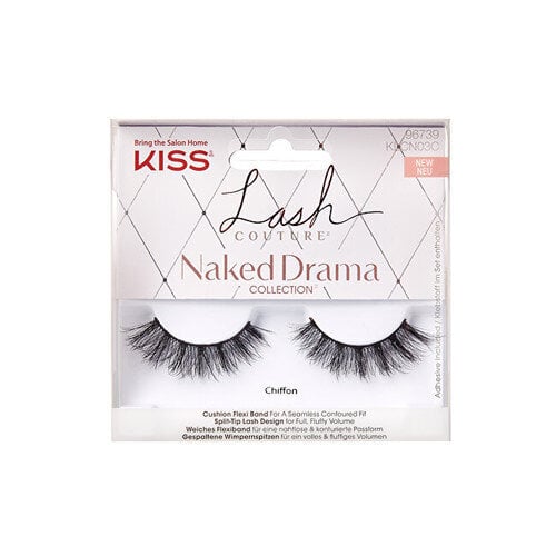 Priklijuojamos blakstienos Kiss My Face Lash Couture Naked Drama kaina ir informacija | Priklijuojamos blakstienos, blakstienų rietikliai | pigu.lt