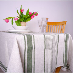 Norravilla lininė staltiesė Village Green, 140x320cm kaina ir informacija | Staltiesės, servetėlės | pigu.lt