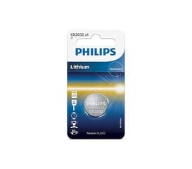 Philips CR2032 3 V kaina ir informacija | Elementai | pigu.lt