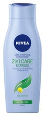 Šampūnas Nivea 2in1 Express Care, 400 ml kaina ir informacija | Šampūnai | pigu.lt