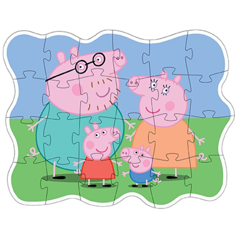 Dėlionė 24 dalių, Peppa Pig kaina ir informacija | Žaislai kūdikiams | pigu.lt