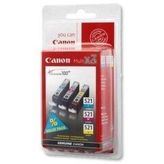 Картридж Canon Multipack CLI-521 цена и информация | Картриджи для струйных принтеров | pigu.lt