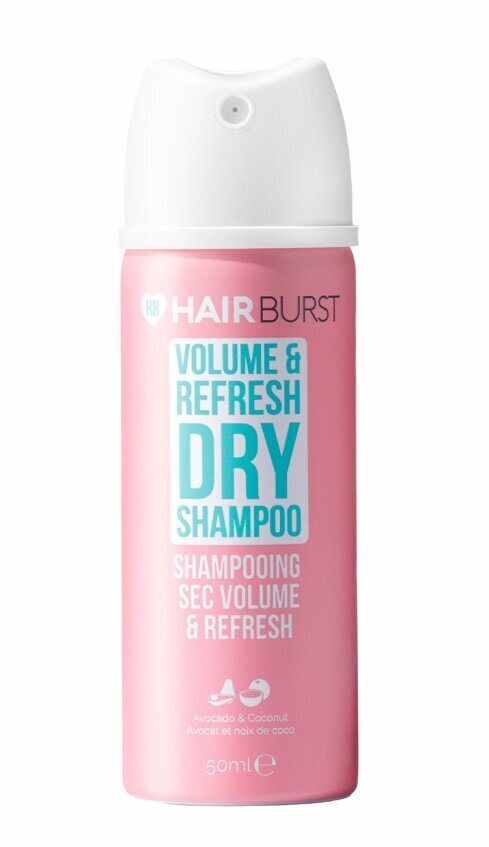 Sausas šampūnas plaukams HairBurst Volume & Refresh 50 ml цена и информация | Šampūnai | pigu.lt