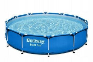Karkasinis baseinas Bestway Steel Pro, 305x76 cm, su filtru kaina ir informacija | Baseinai | pigu.lt