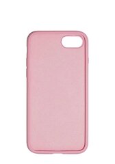 Силиконовый чехол «SoundBerry» pозовый Full protection + защитное стекло для iPhone 7/8, белый цена и информация | Защитные пленки для телефонов | pigu.lt