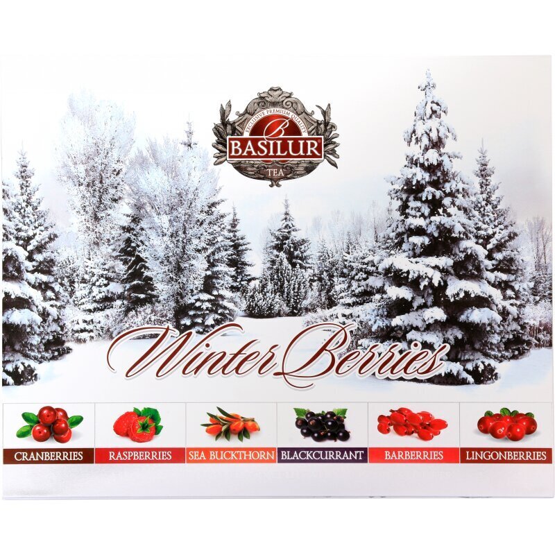 Kalėdinė dovanų arbata - Basilur Winter Berries Gift 60 x 2 g kaina ir informacija | Arbata | pigu.lt