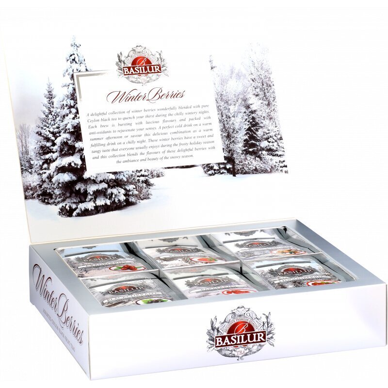 Kalėdinė dovanų arbata - Basilur Winter Berries Gift 60 x 2 g kaina ir informacija | Arbata | pigu.lt