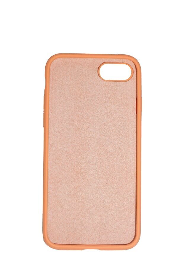 360 protection Set -telefono dėklas silikoninis - oranžinė (tangerine) + grūdinto stiklo ekrano apsauga, skirtas iPhone 7/8 baltas kaina ir informacija | Apsauginės plėvelės telefonams | pigu.lt