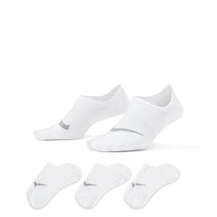 Nike kojinės Everyday Plus 3 vnt, baltos цена и информация | Мужские носки | pigu.lt