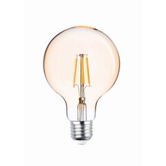 LED Bulb Filament E27 G95 4W 230V 2200K 400lm COG gold Forever Light цена и информация | Электрические лампы | pigu.lt