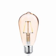 LED lemputės kaitinimo siūlas E27 ST64 4W 230V 2200K 400lm COG auksinis Forever Light цена и информация | Электрические лампы | pigu.lt