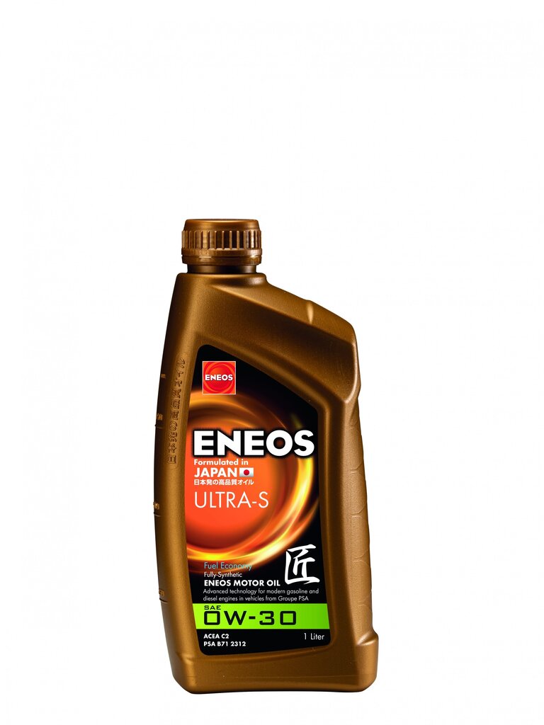 Eneos Premium Ultra S 0W-30 variklių alyva, 1L kaina ir informacija | Variklinės alyvos | pigu.lt