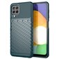 Thunder Case Flexible Tough Rugged Cover TPU Case, skirtas Samsung Galaxy A22 4G, žalias цена и информация | Telefono dėklai | pigu.lt