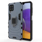 Ring Armor Case Kickstand Tough Rugged Cover, skirtas Samsung Galaxy A22 4G, mėlynas цена и информация | Telefono dėklai | pigu.lt
