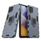 Ring Armor Case Kickstand Tough Rugged Cover, skirtas Samsung Galaxy A22 4G, mėlynas цена и информация | Telefono dėklai | pigu.lt