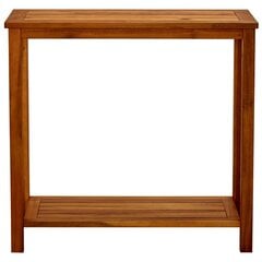 Konsolinis sodo staliukas, 80x35x75 cm, rudas цена и информация | Садовые столы, столики | pigu.lt