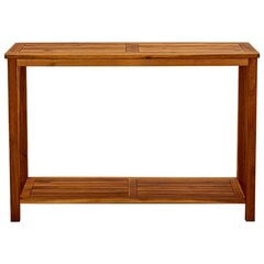 Konsolinis sodo staliukas, 110x40x75 cm, rudas kaina ir informacija | Lauko stalai, staliukai | pigu.lt