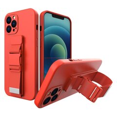 Чехол Rope airbag для Xiaomi Poco X3 NFC, красный цена и информация | Чехлы для телефонов | pigu.lt