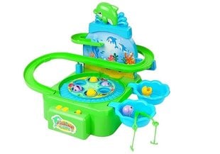 Vandens žaidimų stalas Pagauk žuvytę Lean Toys Cutee Dolphine Park, žalias kaina ir informacija | Vandens, smėlio ir paplūdimio žaislai | pigu.lt