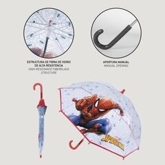 Автоматический зонтик Spiderman Красный (81 cm) цена и информация | Аксессуары для детей | pigu.lt