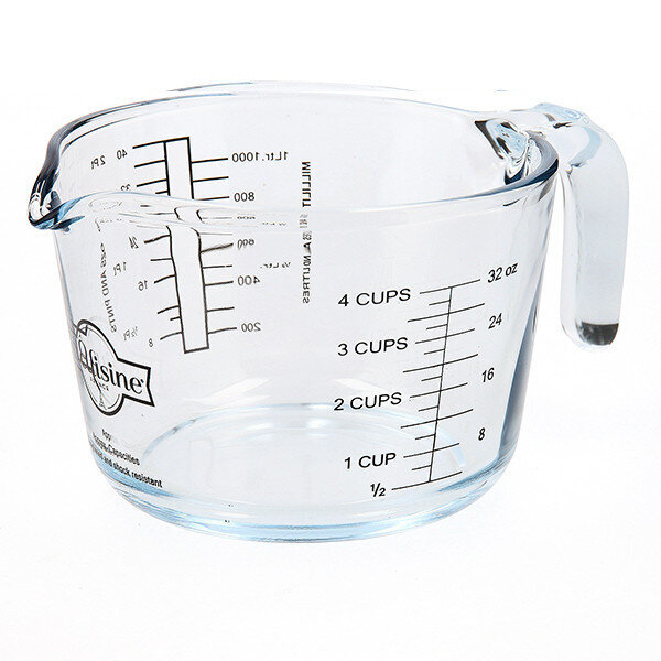 Matavimo ąsotis Ô Cuisine Skaidrus stiklas: Talpa - 0,25 L цена и информация | Taurės, puodeliai, ąsočiai | pigu.lt