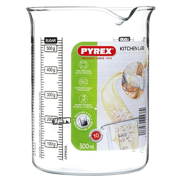 Stiklas Pyrex Kitchen Lab Skaidrus stiklas: Talpa - 0,75 L kaina ir informacija | Taurės, puodeliai, ąsočiai | pigu.lt