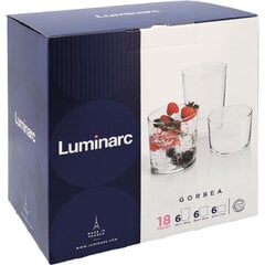 Набор стаканов Luminarc Gorbea Прозрачный Cтекло (18 pcs) цена и информация | Стаканы, фужеры, кувшины | pigu.lt