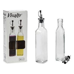 Aliejaus buteliai Vivalto, 300 ml, 2 vnt. kaina ir informacija | Taurės, puodeliai, ąsočiai | pigu.lt