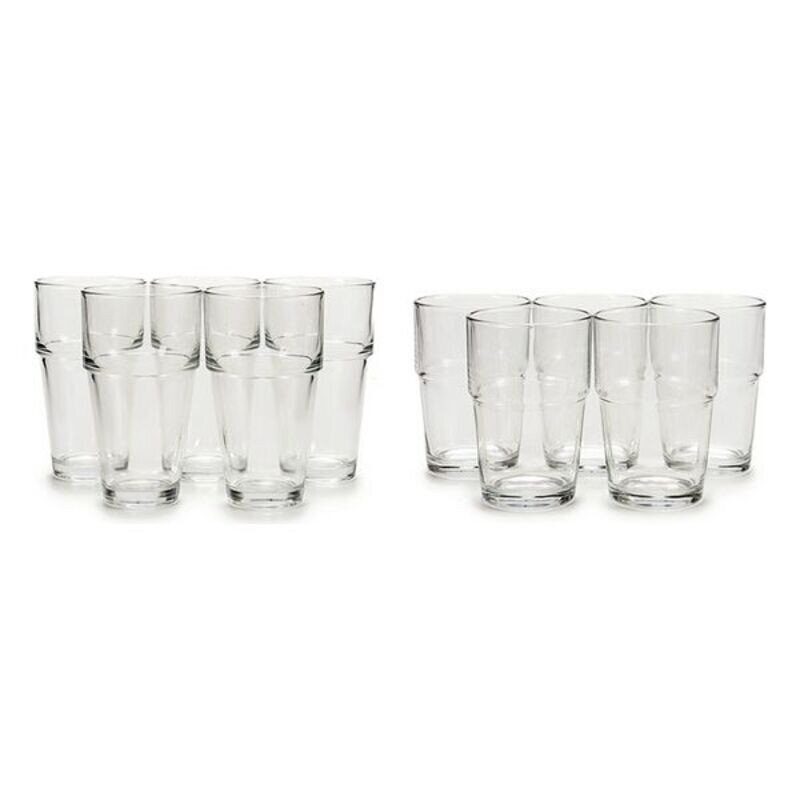 Stiklinių rinkinys Vivalto Skaidrus stiklas Stiklas (12 Dalys) kaina ir informacija | Taurės, puodeliai, ąsočiai | pigu.lt