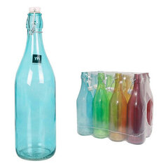 Butelis La Mediterránea Lella-Coral stiklas 1L kaina ir informacija | Taurės, puodeliai, ąsočiai | pigu.lt