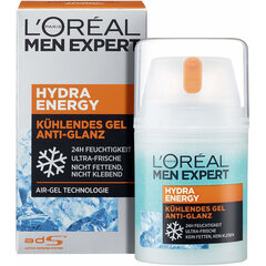 Увлажняющий гель L'Oréal Paris Men Expert Hydra Energy (50 мл) (Пересмотрено A+) цена и информация | Средства для очищения лица | pigu.lt