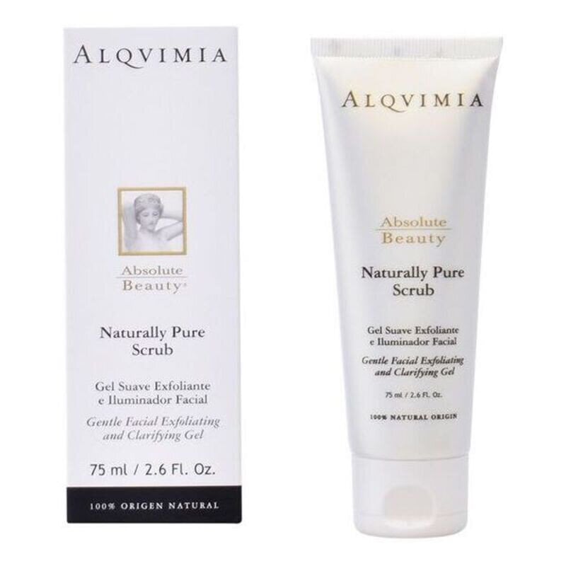 Veido gelis nuo pleiskanų Alqvimia Absolute Beauty, 75 ml kaina ir informacija | Veido prausikliai, valikliai | pigu.lt