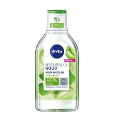 Мицеллярная вода Nivea Naturally Good (400 мл) цена и информация | Средства для очищения лица | pigu.lt