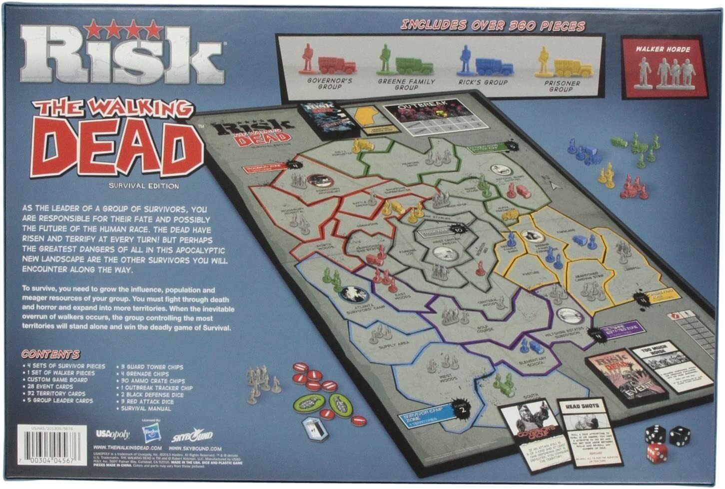 Stalo žaidimas Risk - The Walking Dead kaina ir informacija | Stalo žaidimai, galvosūkiai | pigu.lt