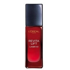 Укрепляющая сыворотка L'Oreal Make Up Revitalift Laser X3 (30 мл) цена и информация | Сыворотки для лица, масла | pigu.lt