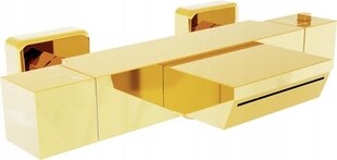 Mexen termostatinis vonios maišytuvas Cube, Gold цена и информация | Смесители | pigu.lt