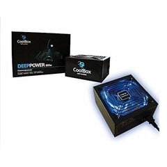 Блок питания для игрового компьютера CoolBox DG-PWS800-85B 800Вт цена и информация | Аксессуары для компьютерных игр | pigu.lt