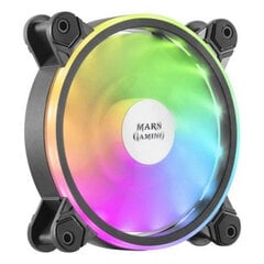 Вентилятор Mars Gaming MFXW DUAL ARGB 1100 rpm 14 dB Ø 12 cm: Цвет - Белый цена и информация | Компьютерные вентиляторы | pigu.lt