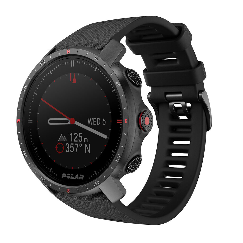 Polar Grit X Pro Black kaina ir informacija | Išmanieji laikrodžiai (smartwatch) | pigu.lt