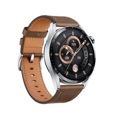 Huawei Watch GT 3 Classic Brown Leather цена и информация | Смарт-часы (smartwatch) | pigu.lt